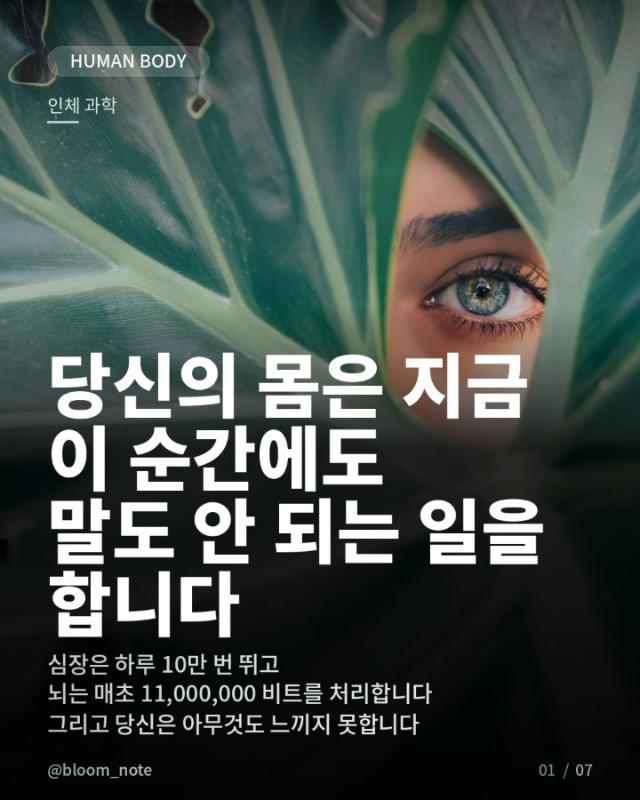 신비하고 완벽한 우리 몸의 능력 - Image 1