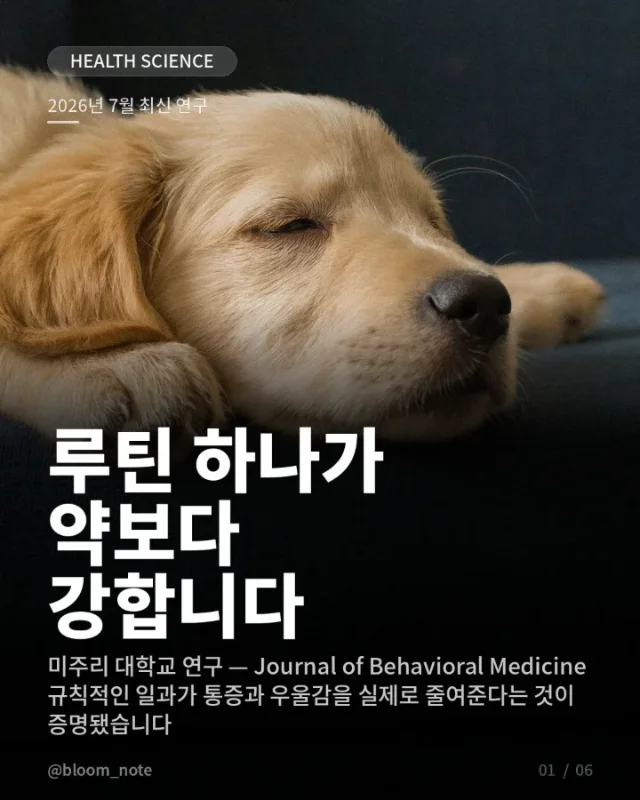규칙적인 행동하나로 내 건강을 지킬 수 있어요 - Image 1