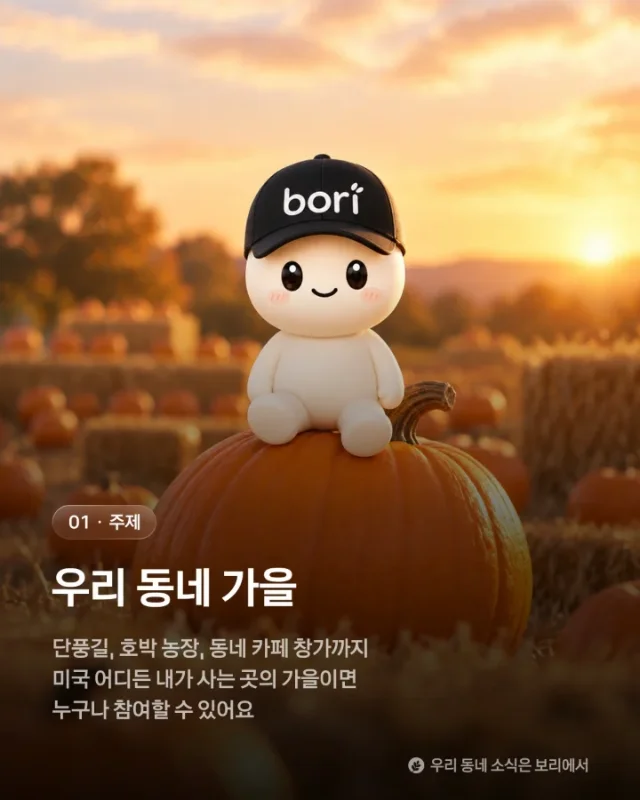 🍁 10월 15일, 보리에서 가을 사진 콘테스트가 열려요! - Image 2